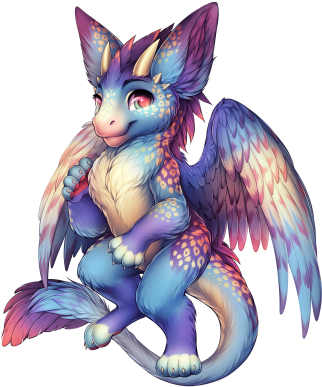 Villager - Toblerone - Cat Dragon Furry (334x400), Png Download