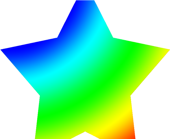 Neon Clipart Green Star - Graphic Design (640x480), Png Download