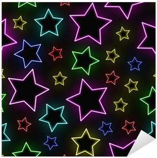 Background Neon Star (400x400), Png Download