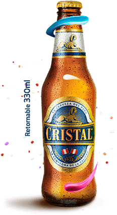 Chelas - Cerveza Cristal (260x560), Png Download