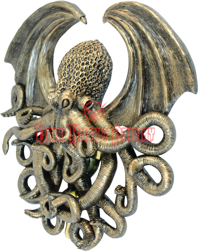 Cthulhu Demon Door Knocker - Octopus (850x850), Png Download