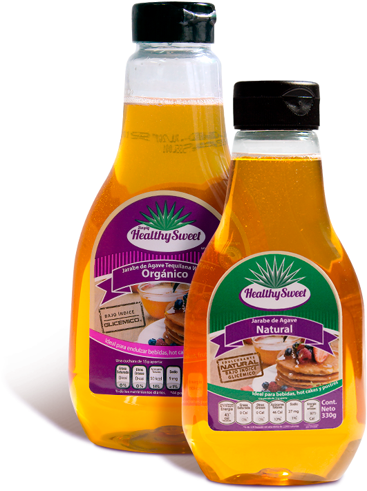 Botellas - Healthy Sweet Jarabe De Agave (543x739), Png Download