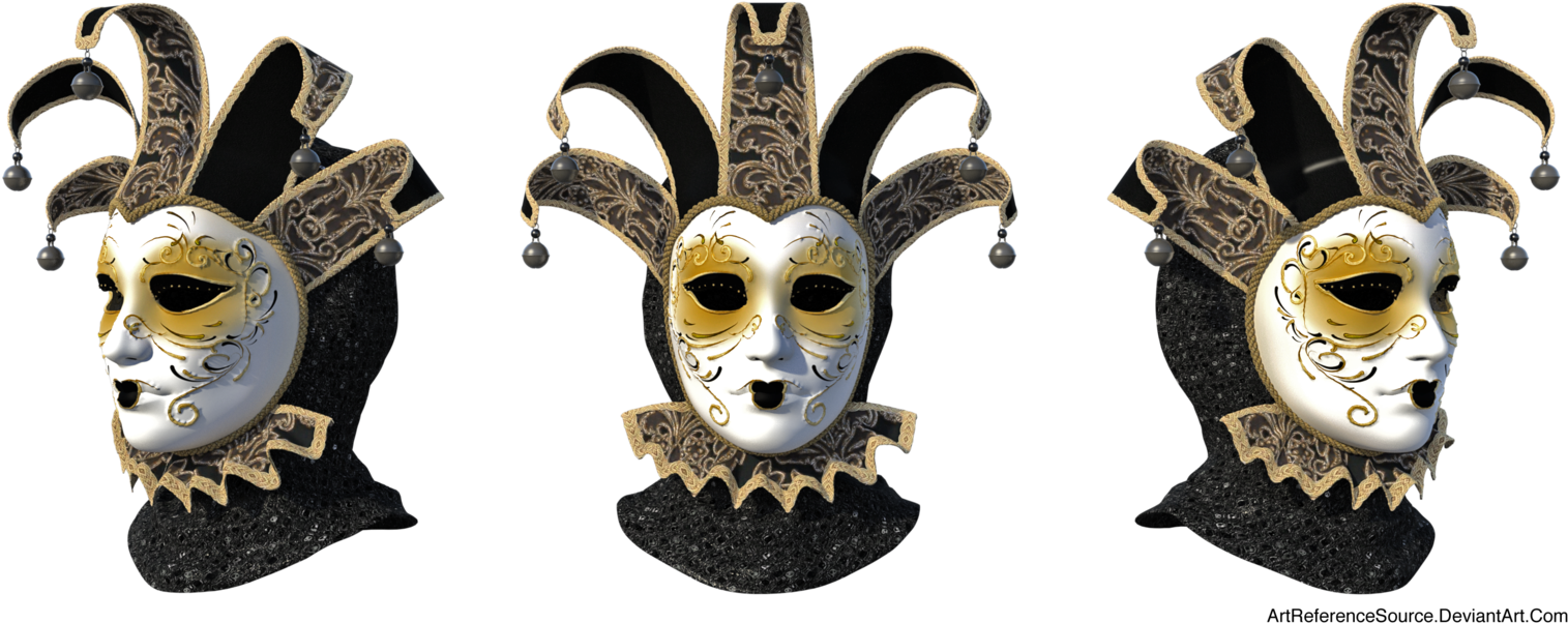 Png Image Information - Zazzle Gold And Black Venetian Carnivale Mask (1600x645), Png Download