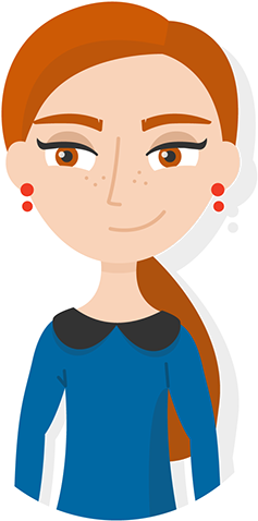 After Designing The Main Character, I Tried Some Changes - Character For Infographic (600x485), Png Download