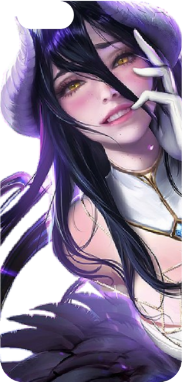 Model Image Graphic Image - Overlord Portrait Albedo (600x1260), Png Download