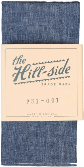 The Hillside Pocket Square, Selvedge Chambray, Indigo - Hill-side - Selvedge Pocket Square Panama (1024x1024), Png Download