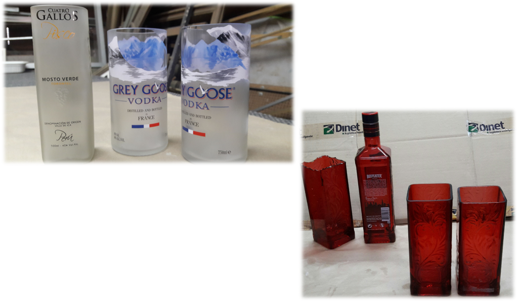 Cortes De Botellas Vidrieriamr1 - Glass Bottle (1024x598), Png Download