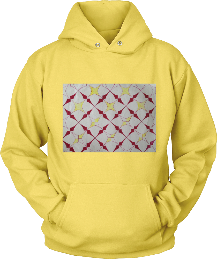 Hoodie Star Burst Block Art Hoodies Light Colors - Funny Grandma Knitting Design (1000x1000), Png Download