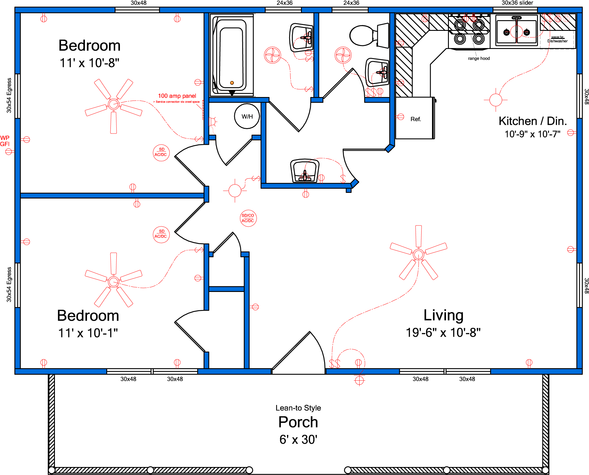 Lodging / Floor Plan - Office (1983x1658), Png Download