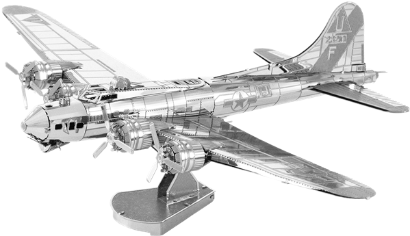 Picture Of B-17 Flying Fortress - Metal Earth B 17 Flying Fortress (620x384), Png Download