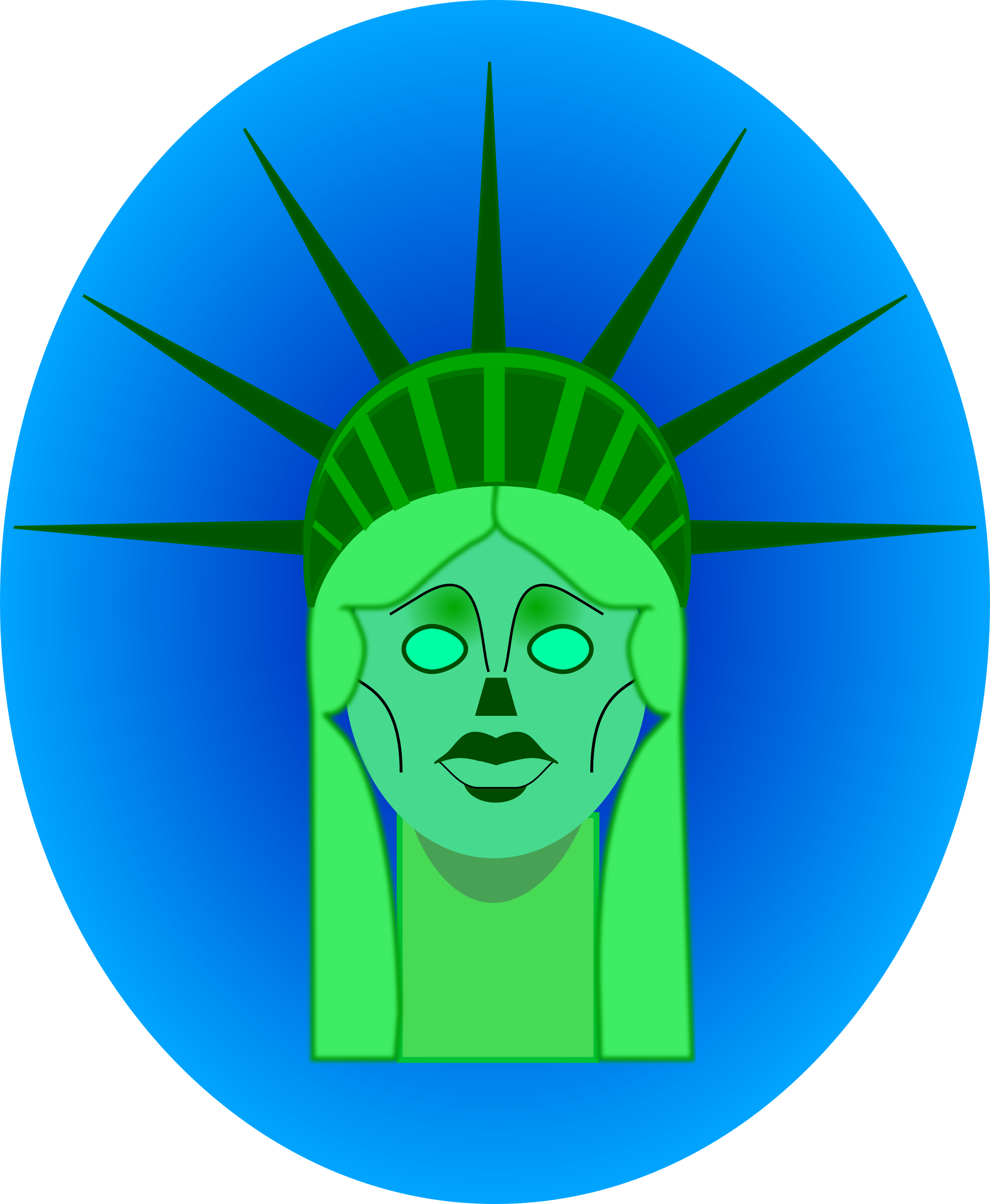 Big Image - Statue Of Liberty (1974x2400), Png Download