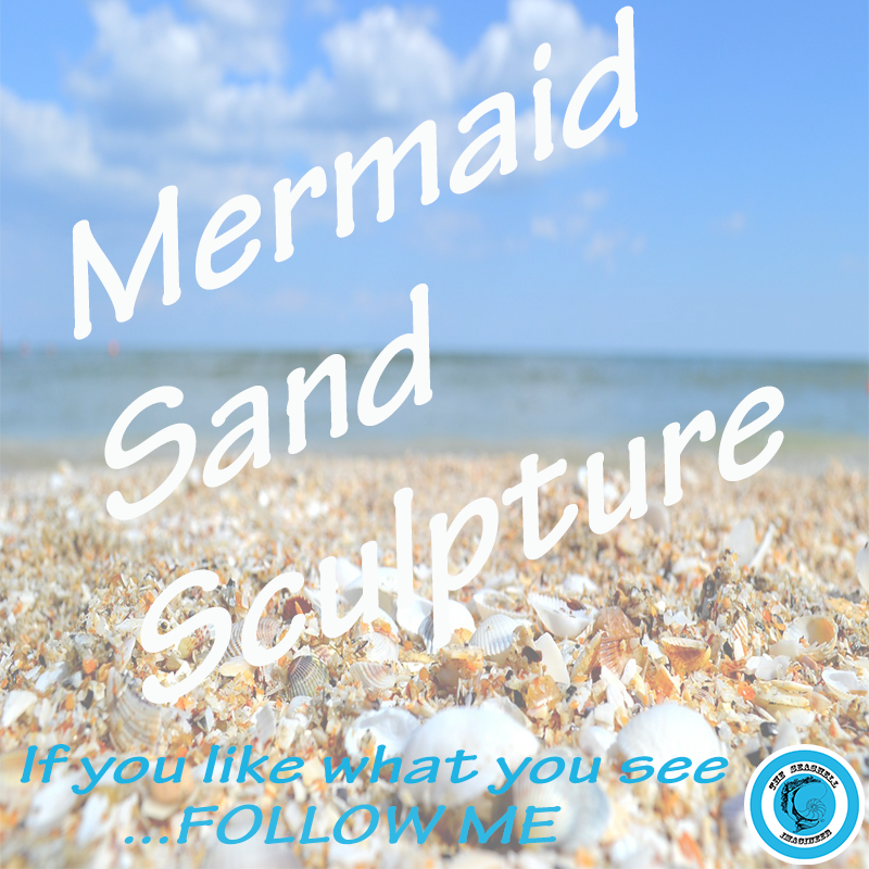 Mermaid Sand Sculpture Sculptures In The Sand Mermaid - Design (800x800), Png Download