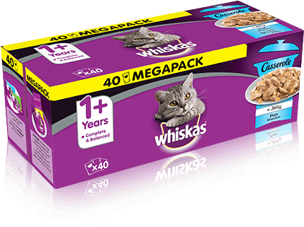 Whiskas 1 Cat Pouches Casserole Fish Selection In Jelly - Blue Buffalo Chicken & Brown Rice 6lb (450x450), Png Download