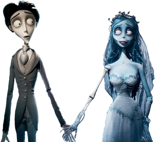 El Cadáver De La Novia - Corpse Bride (557x488), Png Download