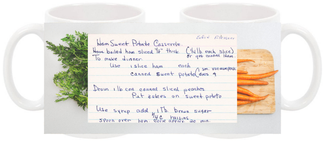 Ham Sweet Potato Casserole Recipe Mug - Casserole (675x675), Png Download