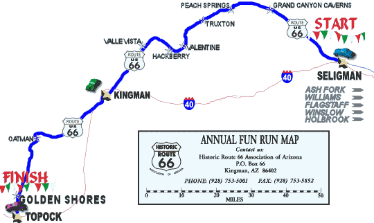 123 Miles Of Route - Route 66 Seligman Kingman (540x322), Png Download