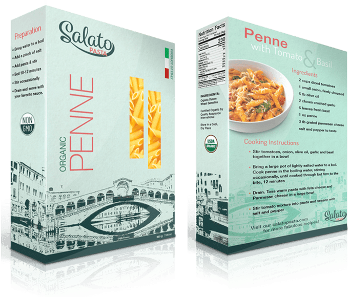 Pasta-packaging - Graphic Design (700x580), Png Download