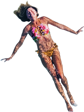 Woman Floating Png (390x480), Png Download