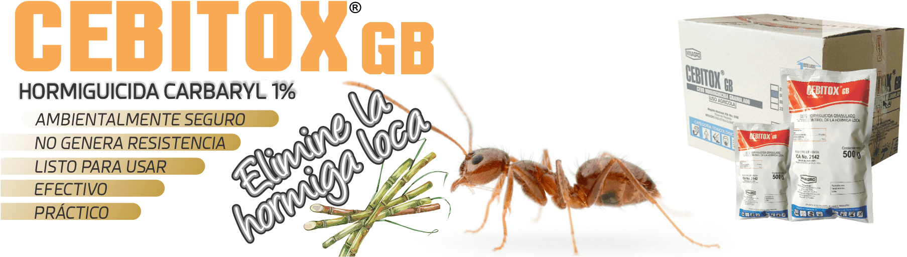 El Primer Cebo Hormiguicida Industrializado Efectivo - Industry (1847x580), Png Download