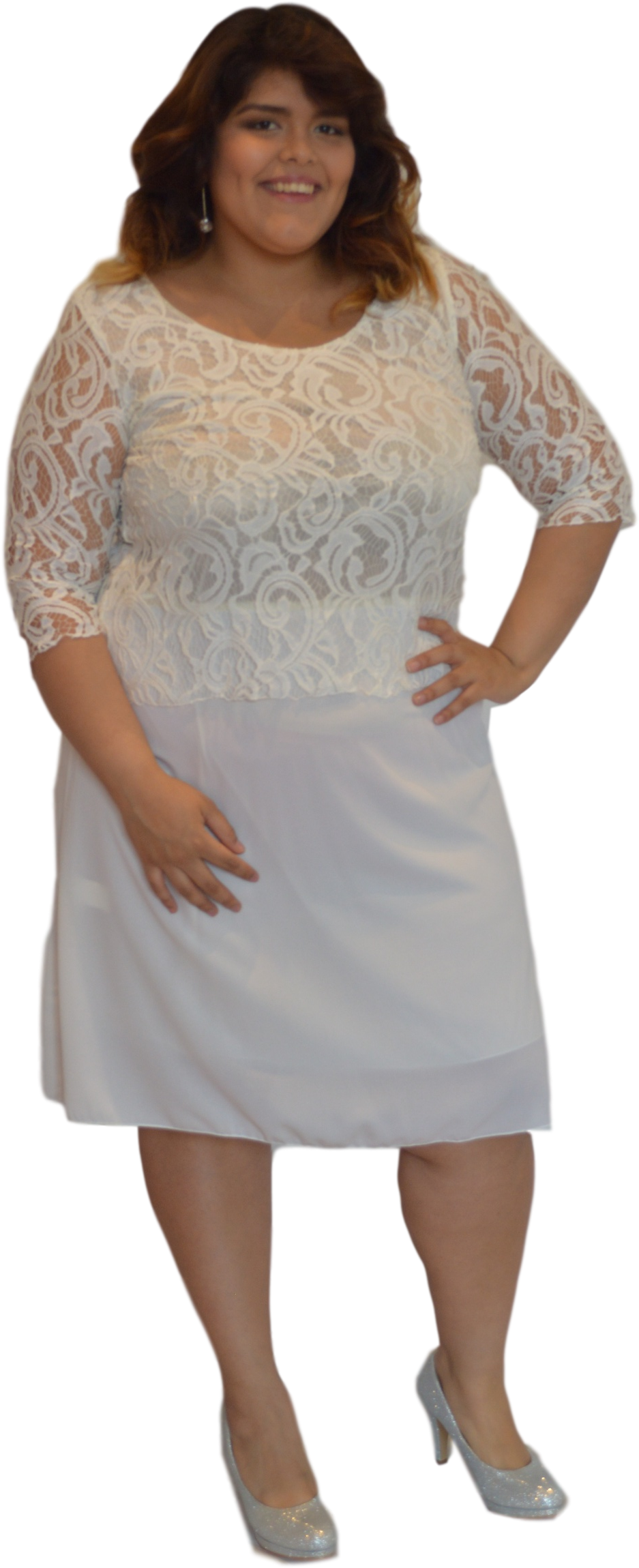 Nº 1 Vestido De Ceremonia Corto - Vestidos De Boda Civil Tallas Grandes (1669x2513), Png Download