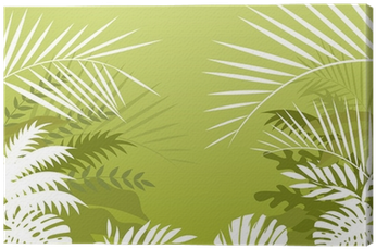 Cuadro En Lienzo Fondo De Palmeras Tropicales • Pixers® - Palm Tree (400x400), Png Download