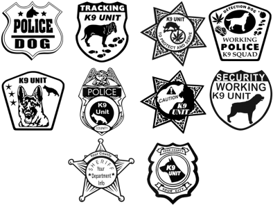 Law Enforcement Police K9 Decals - Police Dog (400x300), Png Download