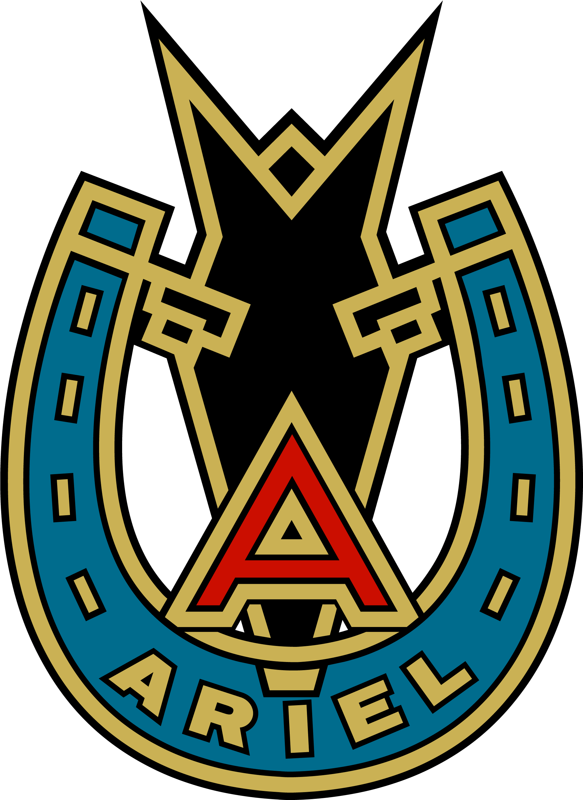 Ariel Logo - Ariel Motorcycles Badge (2800x2800), Png Download