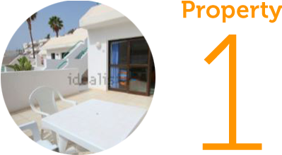 One-bedroom House In Avenida Las Palmeras - Bedroom (468x296), Png Download