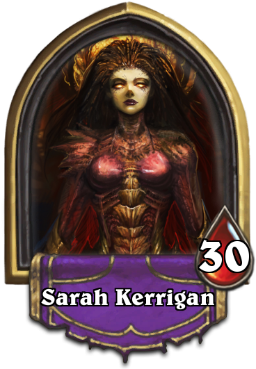 Hearthstone Zerg Cards Concept *balance Update* - New Warlock Portrait Hearthstone (400x550), Png Download