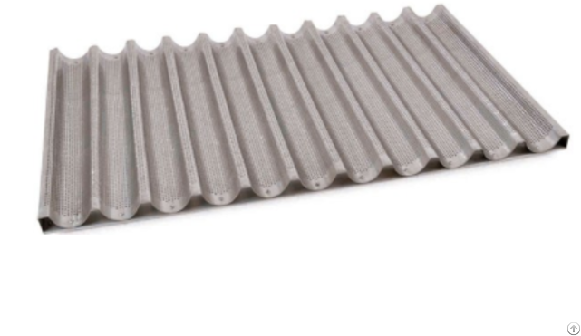 Cs Teflon Coating Non Stick 11 Slot Al Steel French - Roof (640x480), Png Download