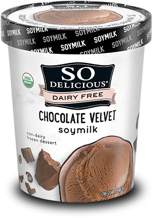 Chocolate Velvet - So Delicious Chocolate Ice Cream Cashew Milk (480x510), Png Download