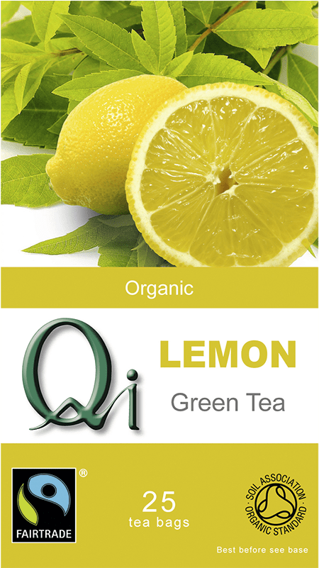 Té Verde Chino Con Limón - Qi Organic White Tea (800x800), Png Download