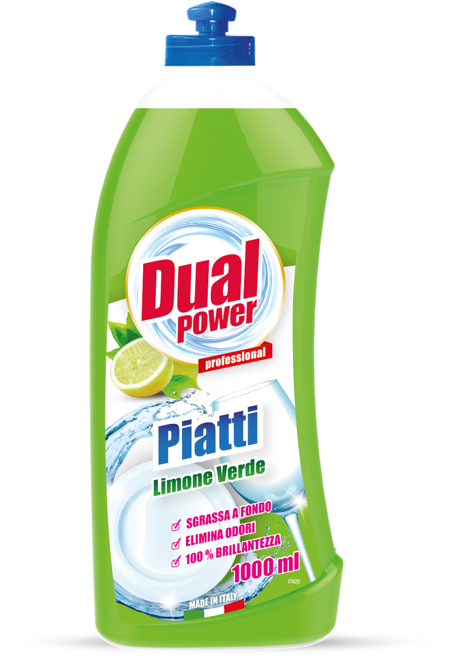 Jabon Para Fregar Piatty Limon Verde - Dual Power Piatti (1400x1400), Png Download