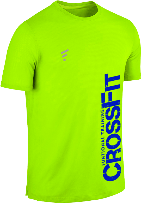 Camiseta Deportiva Faby Sport Neon Con Tecnologia - Crossfit (800x800), Png Download