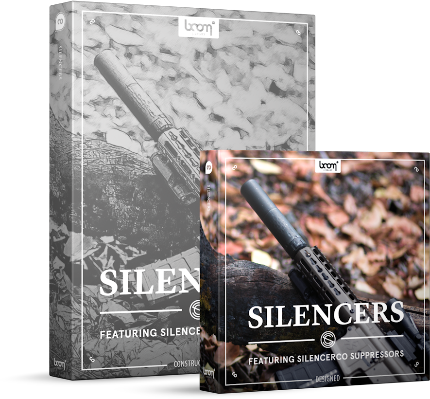 Silencers Sound Effects Library Product Box - Sound Effect (1000x900), Png Download