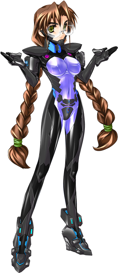Chizuru Alternative Fortified Suit - Muv Luv Chizuru (406x909), Png Download