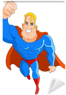 Super Hero Flying (400x400), Png Download