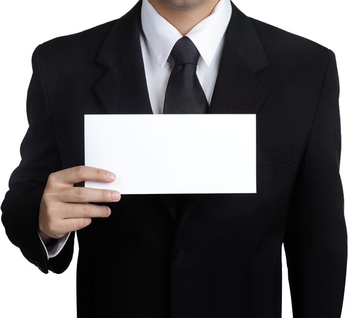 Man With Card - Man With Cards Png (711x650), Png Download