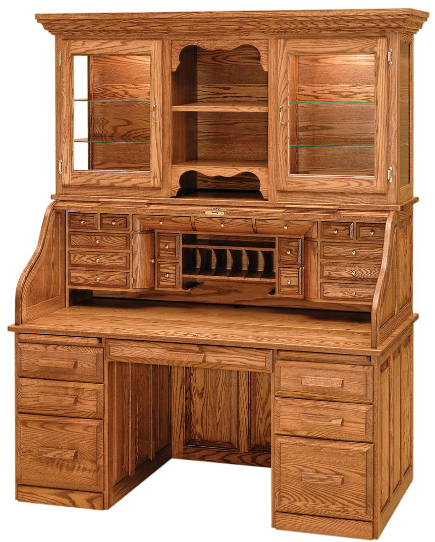 Roll Top Desk Png Free Download - Rolltop Desk (861x1100), Png Download