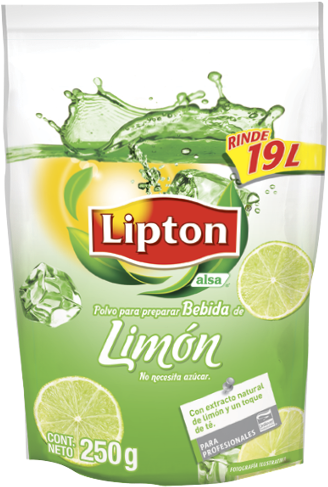Polvo Para Preparar Bebida Sabor Limón - Lipton 100% Natural Loose Tea - 8 Oz Box (1000x1000), Png Download