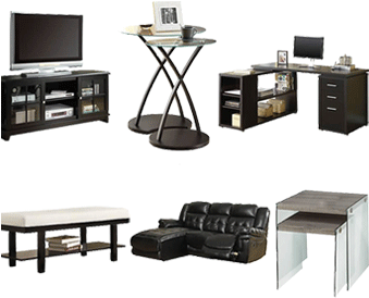 Office Furniture For Any Room Or Office - Monarch Specialties Nesting Table I 3013 Set (350x350), Png Download