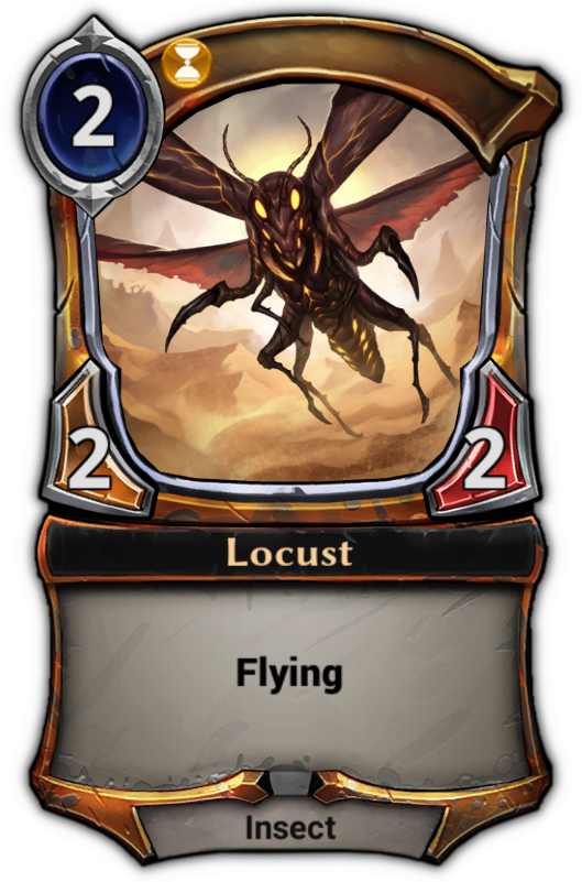 Locust - Clockroach Eternal Card Game (529x801), Png Download