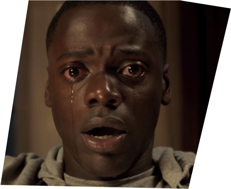 It's The Type Of Lone Political Film That Taps The - Black Guy From Get Out (800x629), Png Download