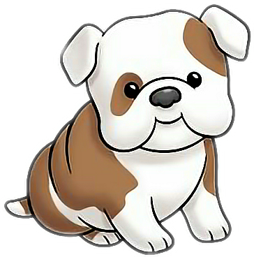 Bulldog Puppy Clipart (364x368), Png Download