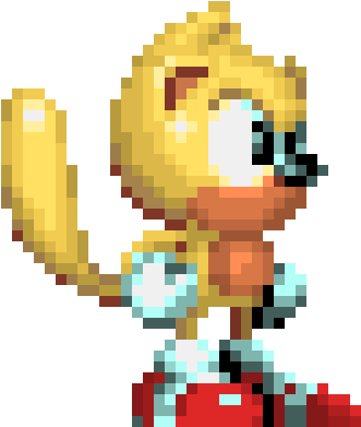 Ray The Flying Squirrel - Sonic Mania Plus Ray (560x440), Png Download