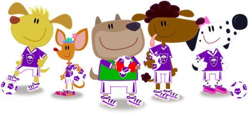 Footy Pups (640x360), Png Download