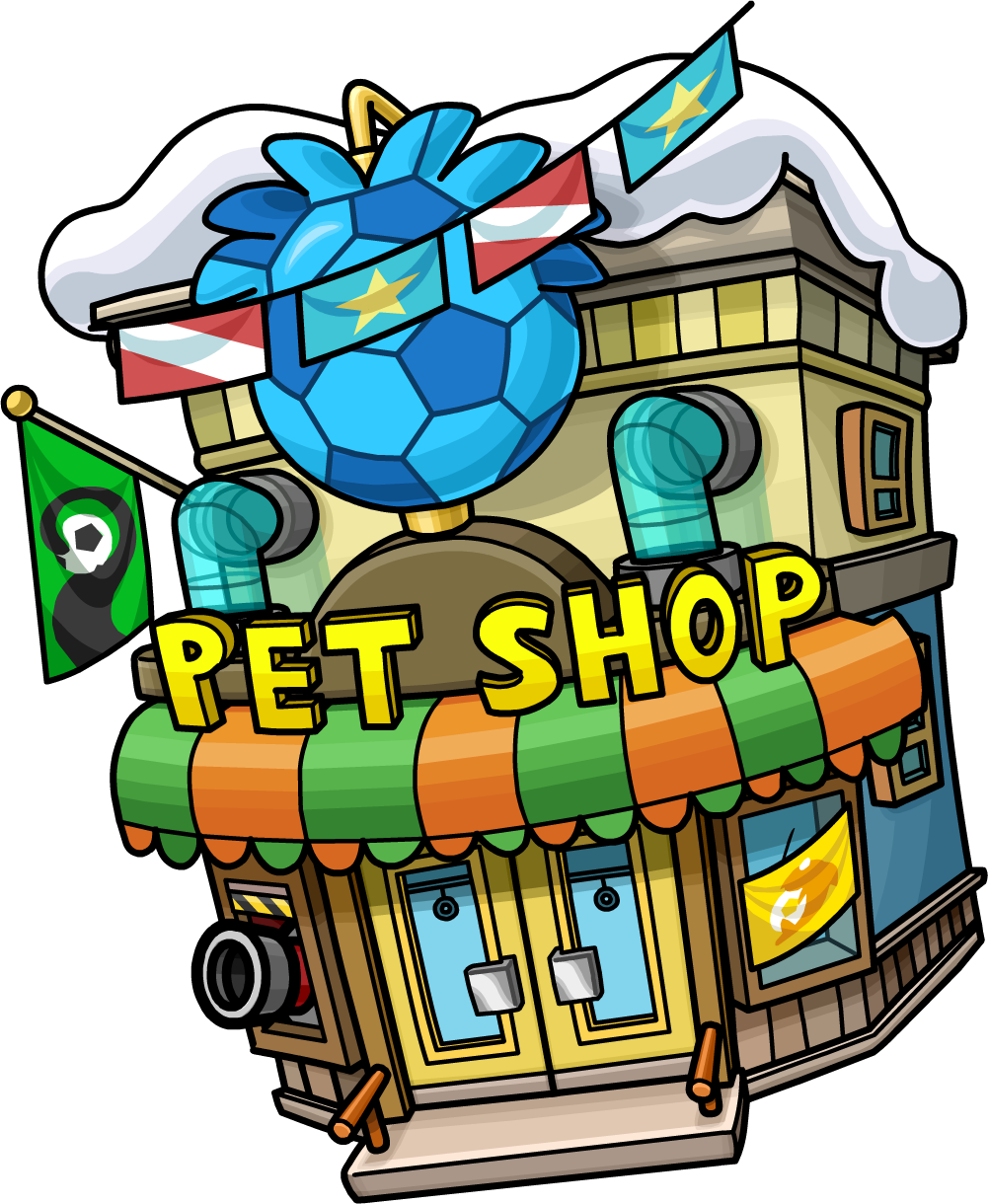 Penguin Cup Pet Shop Exterior - Club Penguin Pet Shop (1001x1220), Png Download