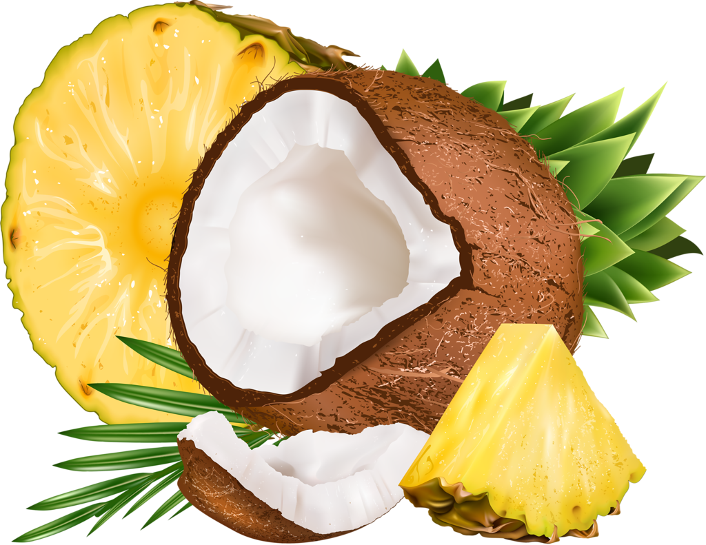Comida, Frutas Bebidas Etc - Used Trimino Coconut Pineapple Protein Infused W-a-t-e-r (1024x791), Png Download
