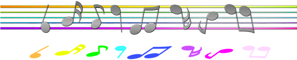 Silhouette Music Note Sound Melody Symbol Vector Vectors - Musical Note (960x576), Png Download