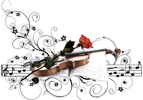 Music Box - Fondo De Notas Musicales (500x355), Png Download